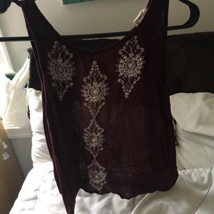 Pacsun bohemian top